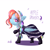 Size: 4500x4500 | Tagged: safe, artist:snowzaaah, imported from derpibooru, rainbow dash, pegasus, pony, fanfic:appledashery, alternate hairstyle, appledashery, fanfic art, fashion, pretty, rainbow dash always dresses in style, solo