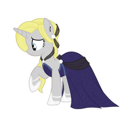 Size: 1700x1700 | Tagged: safe, artist:katelynleeann42, imported from derpibooru, oc, oc only, oc:moon beam, pony, unicorn, clothes, dress, female, gala dress, mare, show accurate, simple background, solo, transparent background