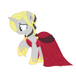 Size: 1700x1700 | Tagged: safe, artist:katelynleeann42, imported from derpibooru, oc, oc only, oc:moon beam, pony, unicorn, clothes, dress, female, gala dress, mare, show accurate, simple background, solo, transparent background