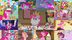 Size: 1978x1113 | Tagged: safe, edit, edited screencap, editor:quoterific, imported from derpibooru, screencap, applejack, braeburn, cup cake, donut joe, fili-second, fluttershy, gummy, gustave le grande, mulia mild, pinkie pie, princess celestia, rarity, twilight sparkle, alicorn, pegasus, pony, unicorn, a bird in the hoof, castle sweet castle, mmmystery on the friendship express, no second prances, not asking for trouble, power ponies (episode), secret of my excess, secrets and pies, she's all yak, swarm of the century, the lost treasure of griffonstone, the summer sun setback, the washouts (episode), angry, cake, collage, crown, cupcake, duo, duo female, eyes closed, female, fire, food, jewelry, open mouth, power ponies, regalia, running, shocked, solo, teeth, unicorn twilight