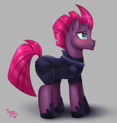 Size: 4936x5216 | Tagged: safe, artist:yumomochan, imported from derpibooru, fizzlepop berrytwist, tempest shadow, pony, unicorn, my little pony: the movie, blushing, female, mare, shadow, simple background, solo, standing