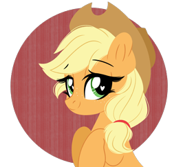Size: 3086x2991 | Tagged: safe, artist:emberslament, imported from derpibooru, applejack, earth pony, pony, commission, cute, freckles, hat, heart eyes, jackabetes, lineless, looking at you, simple background, transparent background, wingding eyes