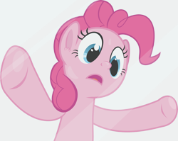 Size: 6000x4770 | Tagged: safe, artist:frownfactory, imported from derpibooru, pinkie pie, earth pony, pony, the gift of the maud pie, absurd resolution, against glass, female, glass, mare, show accurate, simple background, solo, transparent background, vector