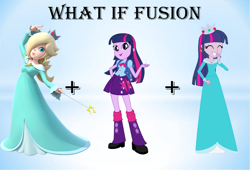 Size: 1280x868 | Tagged: safe, artist:daniotheman, artist:selenaede, artist:sugar-loop, imported from derpibooru, twilight sparkle, alicorn, human, equestria girls, bare shoulders, barely eqg related, base used, blue dress, clothes, crossover, crown, dress, ear piercing, earring, eyes closed, female, fusion, gown, jewelry, nintendo, piercing, princess dress, princess rosalina, regalia, rosalina, super mario bros., twilight sparkle (alicorn)