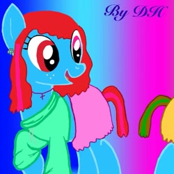 Size: 717x717 | Tagged: artist needed, source needed, safe, imported from derpibooru, oc, oc only, pony, clashing colors, eyestrain warning, needs more saturation, solo