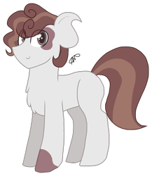 Size: 1209x1393 | Tagged: safe, artist:gallantserver, imported from derpibooru, oc, oc only, oc:macaron, earth pony, pony, colt, male, offspring, parent:diamond tiara, parent:pipsqueak, parents:piptiara, simple background, solo, transparent background