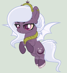 Size: 1280x1412 | Tagged: safe, artist:lominicinfinity, imported from derpibooru, oc, oc only, oc:starlight night, bat pony, pony, female, filly, simple background, solo