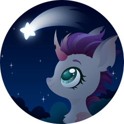 Size: 3000x3000 | Tagged: safe, artist:belka-sempai, imported from derpibooru, oc, oc only, changeling, changeling oc, commission, night, shooting star, solo, stars, ych result