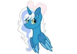 Size: 2388x1668 | Tagged: dead source, source needed, useless source url, safe, artist:caramelbolt24, imported from derpibooru, oc, oc:fleurbelle, alicorn, pony, alicorn oc, bow, chest fluff, ear fluff, female, hair bow, horn, mare, simple background, solo, transparent background, wings, yellow eyes