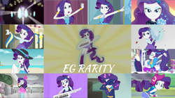 Size: 1968x1109 | Tagged: safe, edit, edited screencap, editor:quoterific, imported from derpibooru, screencap, radiance, rarity, human, eqg summertime shorts, equestria girls, equestria girls (movie), equestria girls series, forgotten friendship, friendship games, good vibes, legend of everfree, mirror magic, movie magic, rainbow rocks, super squad goals, the other side, spoiler:eqg specials, clothes, eyes closed, open mouth, ponied up, power ponies, rarity is not amused, solo, swimsuit, teeth, unamused
