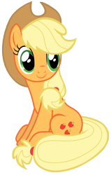 Size: 7000x11000 | Tagged: safe, artist:tardifice, imported from derpibooru, applejack, earth pony, pony, cute, female, jackabetes, mare, simple background, sitting, solo, transparent background, vector