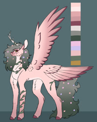 Size: 1280x1614 | Tagged: safe, artist:amcirken, imported from derpibooru, oc, oc only, alicorn, pony, butt wings, female, mare, reference sheet, solo, tail feathers, wings