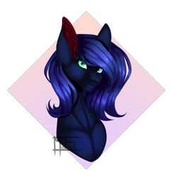 Size: 3292x3320 | Tagged: safe, artist:minelvi, imported from derpibooru, oc, oc only, earth pony, pony, bust, ear fluff, earth pony oc, signature, simple background, solo, transparent background
