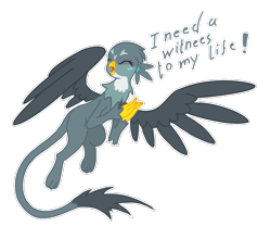 Size: 901x794 | Tagged: safe, artist:darkgred, imported from derpibooru, gabby, griffon, simple background, transparent background