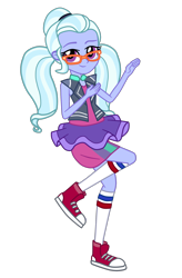 Size: 1288x1968 | Tagged: safe, artist:gmaplay, imported from derpibooru, sugarcoat, dance magic, equestria girls, spoiler:eqg specials, clothes, converse, cute, looking at you, missing accessory, shoes, simple background, smiling, socks, solo, sugarcute, transparent background