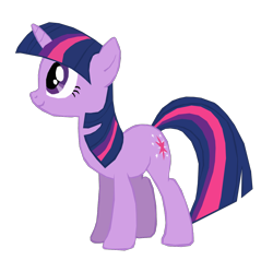 Size: 1280x1218 | Tagged: safe, artist:benpictures1, imported from derpibooru, twilight sparkle, pony, unicorn, dragon quest, cute, female, inkscape, simple background, solo, transparent background, twiabetes, unicorn twilight, vector