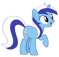 Size: 7200x7000 | Tagged: safe, artist:tardifice, imported from derpibooru, minuette, pony, unicorn, amending fences, female, mare, open mouth, raised hoof, simple background, solo, transparent background, vector