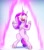 Size: 1280x1440 | Tagged: safe, artist:anticular, imported from derpibooru, princess cadance, alicorn, pony, aura, bipedal, crown, female, glowing eyes, hearts and hooves day, holiday, hoof shoes, jewelry, mare, open mouth, princess of love, regalia, super saiyan, valentine's day