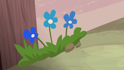 Size: 1280x720 | Tagged: safe, imported from derpibooru, screencap, hard to say anything, background, flower, no pony, scenic ponyville, starlight's village