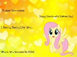 Size: 1210x906 | Tagged: safe, artist:mlpfan3991, imported from derpibooru, fluttershy, pegasus, pony, hearts and hooves day, holiday, valentine's day, valentine's day card