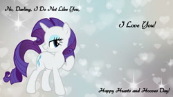 Size: 852x480 | Tagged: safe, artist:mlpfan3991, imported from derpibooru, rarity, pony, unicorn, hearts and hooves day, holiday, valentine's day, valentine's day card