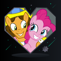 Size: 893x895 | Tagged: safe, artist:3d4d, edit, edited screencap, imported from derpibooru, screencap, cheese sandwich, pinkie pie, the last laugh, cheesepie, female, hearts and hooves day, holiday, male, shipping, straight, valentine's day, valentine's day card