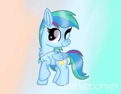 Size: 598x465 | Tagged: safe, artist:lillycloudart, imported from derpibooru, oc, oc only, oc:lily cloud, pegasus, pony, abstract background, chest fluff, eyelashes, female, jewelry, mare, necklace, one eye closed, pegasus oc, solo, wings, wink