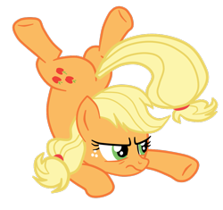 Size: 913x858 | Tagged: safe, artist:gmaplay, imported from derpibooru, applejack, earth pony, pony, father knows beast, applejack is not amused, ass up, face down ass up, silly, silly pony, simple background, solo, transparent background, unamused, who's a silly pony