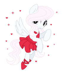 Size: 1597x1905 | Tagged: safe, artist:darbypop1, imported from derpibooru, oc, oc only, oc:bella bambina, pegasus, pony, ballerina, ballet, ballet slippers, clothes, dress, female, mare, shoes, simple background, solo, transparent background, tutu, tututiful