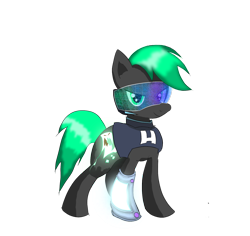 Size: 1604x1515 | Tagged: safe, imported from derpibooru, oc, oc:emerald wind, pony, glitch techs, simple background, transparent background