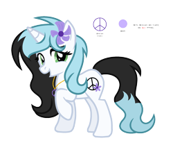 Size: 1971x1723 | Tagged: safe, artist:darbypop1, imported from derpibooru, oc, oc only, oc:serenity, pony, unicorn, female, flower, flower in hair, mare, solo