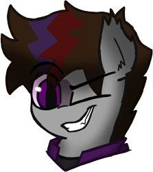 Size: 805x904 | Tagged: safe, imported from derpibooru, oc, oc only, oc:delta rain, pony, looking at you, one eye closed, solo, wink, winking at you