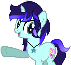 Size: 846x768 | Tagged: safe, artist:aquabright0219, imported from derpibooru, oc, oc only, oc:aqua bright, pony, unicorn, female, horn, jewelry, mare, necklace, open mouth, raised hoof, simple background, smiling, solo, transparent background, underhoof, unicorn oc