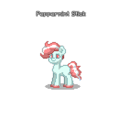 Size: 400x400 | Tagged: safe, imported from derpibooru, oc, oc only, oc:peppermint stick, earth pony, pony, pony town, solo