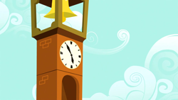 Size: 1280x720 | Tagged: safe, imported from derpibooru, screencap, hearts and hooves day (episode), season 2, background, bell, clock tower, no pony, ponyville, scenic ponyville