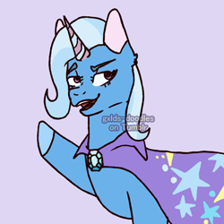 Size: 1200x1200 | Tagged: safe, artist:gxlds-doodles, imported from derpibooru, trixie, cape, clothes, trixie's cape