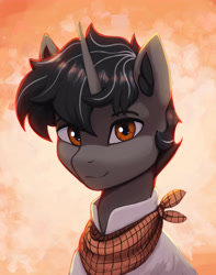 Size: 3029x3851 | Tagged: safe, artist:mrscroup, imported from derpibooru, oc, oc only, pony, unicorn, bust, solo