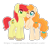 Size: 2552x2350 | Tagged: safe, artist:ninnydraws, imported from derpibooru, bright mac, pear butter, earth pony, pony, brightbutter, colored pupils, cute, female, male, one eye closed, shipping, simple background, straight, transparent background, white outline