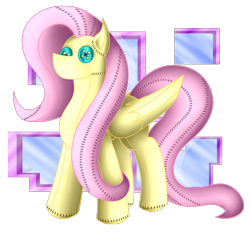 Size: 1376x1284 | Tagged: safe, artist:thebenalpha, imported from derpibooru, fluttershy, original species, pegasus, plush pony, cute, plushie, shyabetes, simple background, transparent background