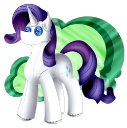 Size: 1284x1292 | Tagged: safe, artist:thebenalpha, imported from derpibooru, rarity, original species, plush pony, unicorn, plushie, simple background, transparent background