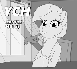 Size: 5500x4875 | Tagged: safe, artist:felixf, imported from derpibooru, lyra heartstrings, pony, unicorn, commission, hand, sketch, smiling, ych sketch, your character here