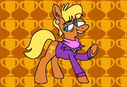 Size: 1280x875 | Tagged: safe, artist:msponies, imported from derpibooru, ms. harshwhinny, earth pony, pony, clothes, eyes open, female, jacket, mare, open mouth, scarf, solo