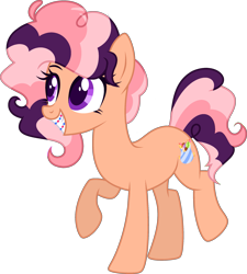 Size: 2137x2375 | Tagged: safe, artist:crystalponyart7669, imported from derpibooru, oc, oc only, oc:sweet tooth, earth pony, pony, female, mare, simple background, solo, transparent background