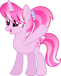 Size: 4838x6013 | Tagged: safe, artist:digimonlover101, artist:shootingstarsentry, imported from derpibooru, oc, oc only, oc:rosey, pony, unicorn, absurd resolution, female, mare, simple background, solo, transparent background, vector