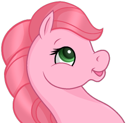 Size: 678x657 | Tagged: safe, alternate version, artist:muhammad yunus, artist:tanahgrogot, derpibooru exclusive, imported from derpibooru, earth pony, pony, aelita schaeffer, code lyoko, crossover, female, g2, green eyes, mare, pink body, pink hair, ponified, simple background, solo, transparent background