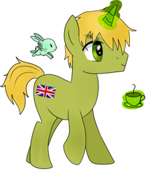 Size: 350x400 | Tagged: safe, artist:emerald star, imported from derpibooru, oc, pony, hetalia, nation ponies, ponified, solo, united kingdom