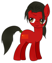 Size: 2128x2600 | Tagged: safe, artist:emerald star, imported from derpibooru, oc, pony, china, hetalia, nation ponies, ponified, solo