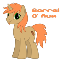 Size: 1123x1080 | Tagged: safe, artist:thunder-blur, imported from derpibooru, oc, oc only, oc:barrel orum, pony, unicorn, male, show accurate, solo