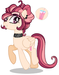 Size: 1088x1396 | Tagged: safe, artist:princess-kitsune-tsu, artist:venomous-cookietwt, imported from derpibooru, oc, oc only, pegasus, pony, base used, female, magical lesbian spawn, mare, offspring, parent:fluttershy, parent:rainbow dash, parents:flutterdash, show accurate, simple background, solo, transparent background