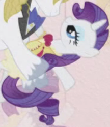 Size: 588x681 | Tagged: safe, imported from derpibooru, screencap, prince blueblood, rarity, pony, unicorn, the ticket master, clothes, dress, female, frilly dress, lidded eyes, male, mare, rariblood, shipping, solo focus, straight
